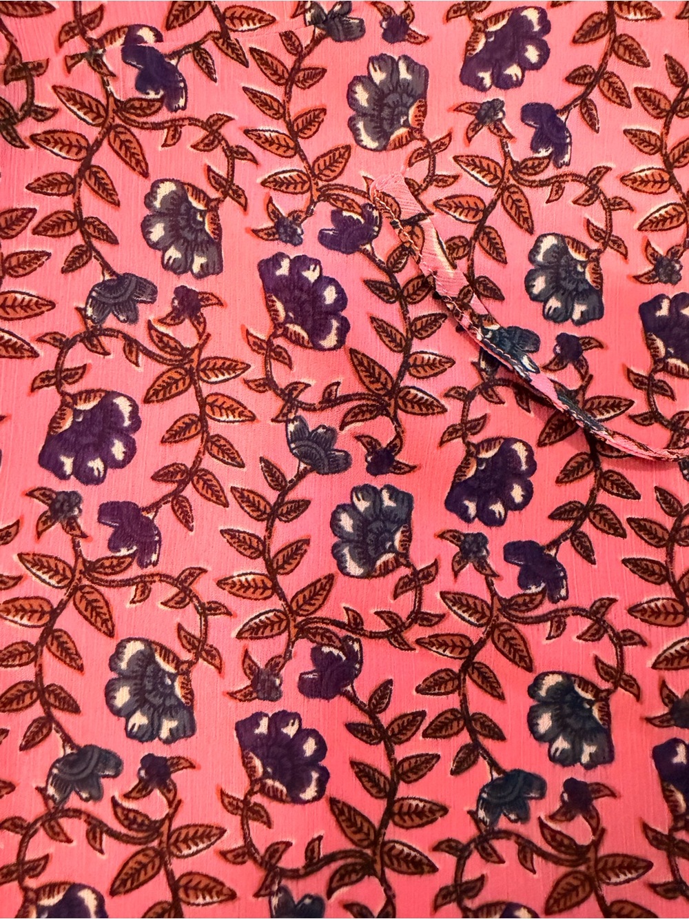 J. Crew Pink and Purple Floral Top